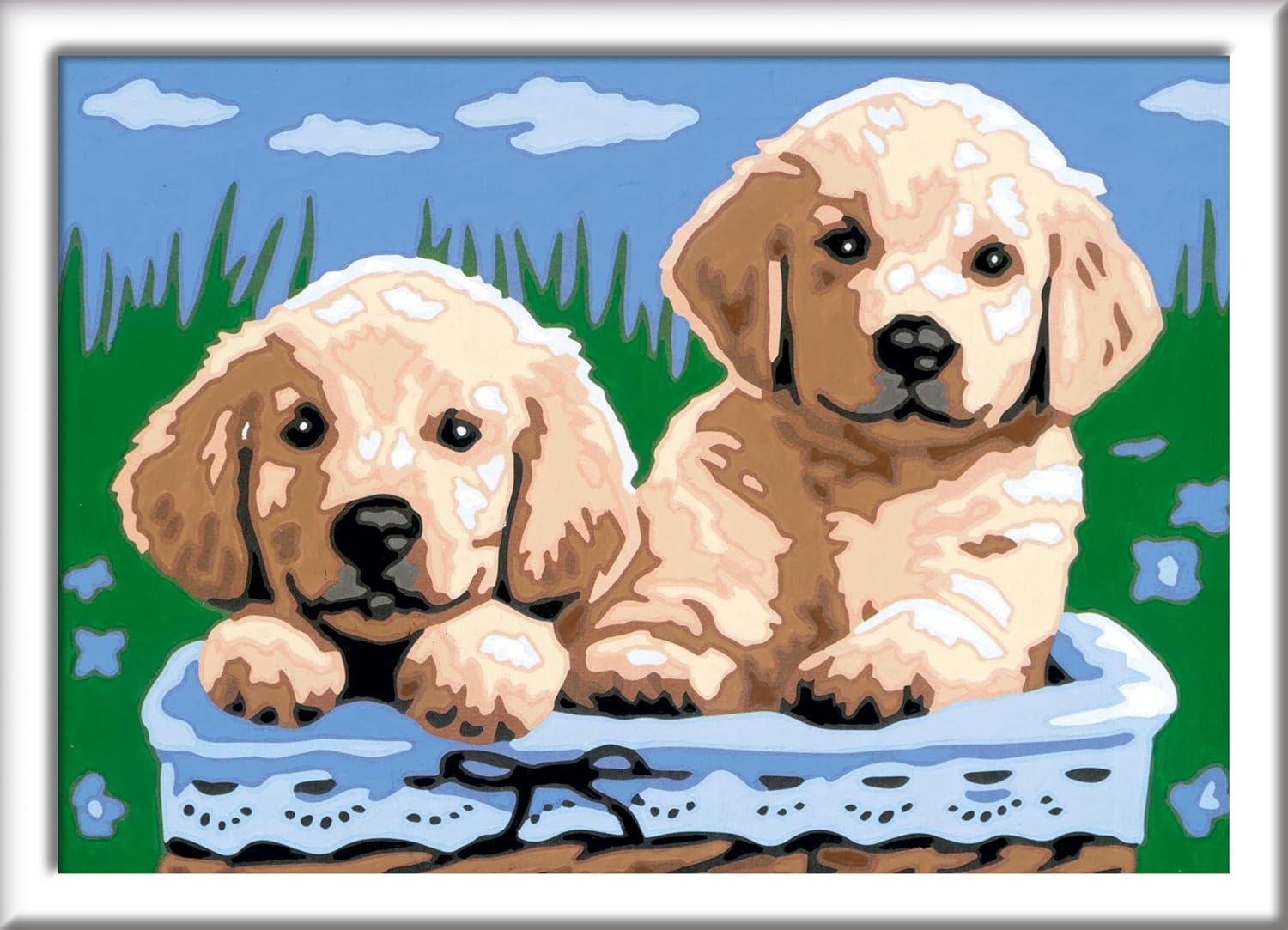 image:imageRavensburger CreArt Cute Puppies Paint by Numbers Kit for Kids 12023074 Painting Arts and Crafts for Ages 7 and Up