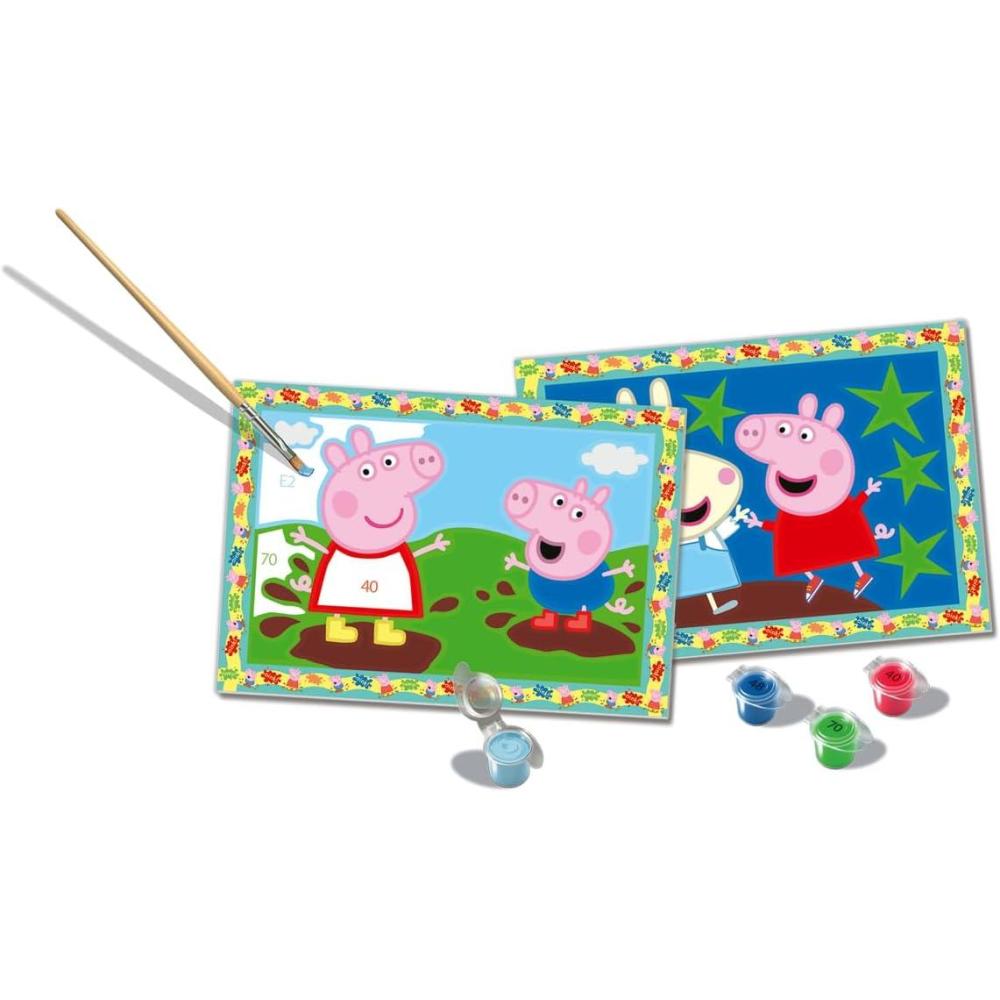 image:imageRavensburger CreArt Peppa Pig Paint by Numbers Kit for Kids 25969 Painting Arts and Crafts for Ages 5 and Up