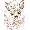 Ravensburger CreArt Delightful Deer Paint by Numbers Kit for Kids – 12023077 – Painting Arts and Crafts for Ages 7 and Up