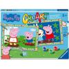 Ravensburger CreArt Peppa Pig Paint by Numbers Kit for Kids – 25969 – Painting Arts and Crafts for Ages 5 and Up
