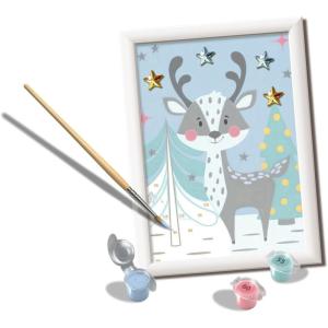 Ravensburger CreArt Cute Deer Paint by Numbers Kit for Kids – 25972 – Painting Arts and Crafts for Ages 7 and Up