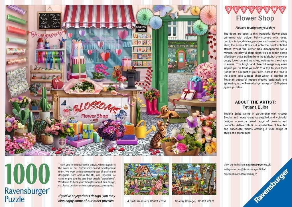 image:imageRavensburger Blossoms Flower Shop 1000 Piece Puzzle for Adults