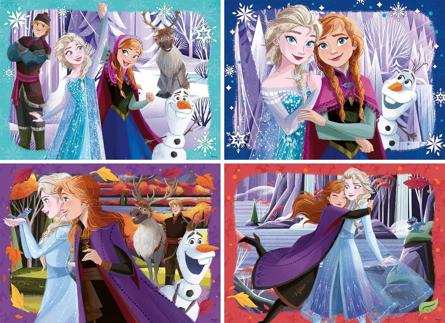 image:imageRavensburger Disney Frozen 4x100 Piece Bumper Puzzle Pack for Kids 5