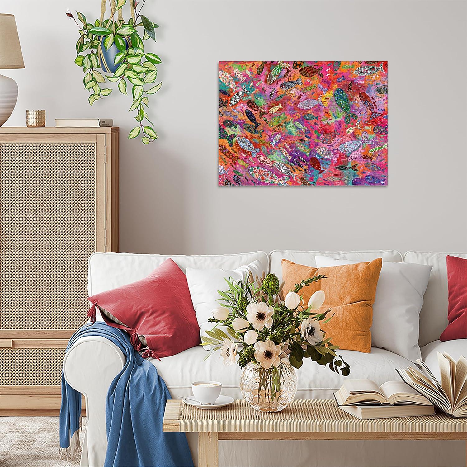 image:imageRavensburger Fish in Fuchsia 500 Piece Puzzle for Adults