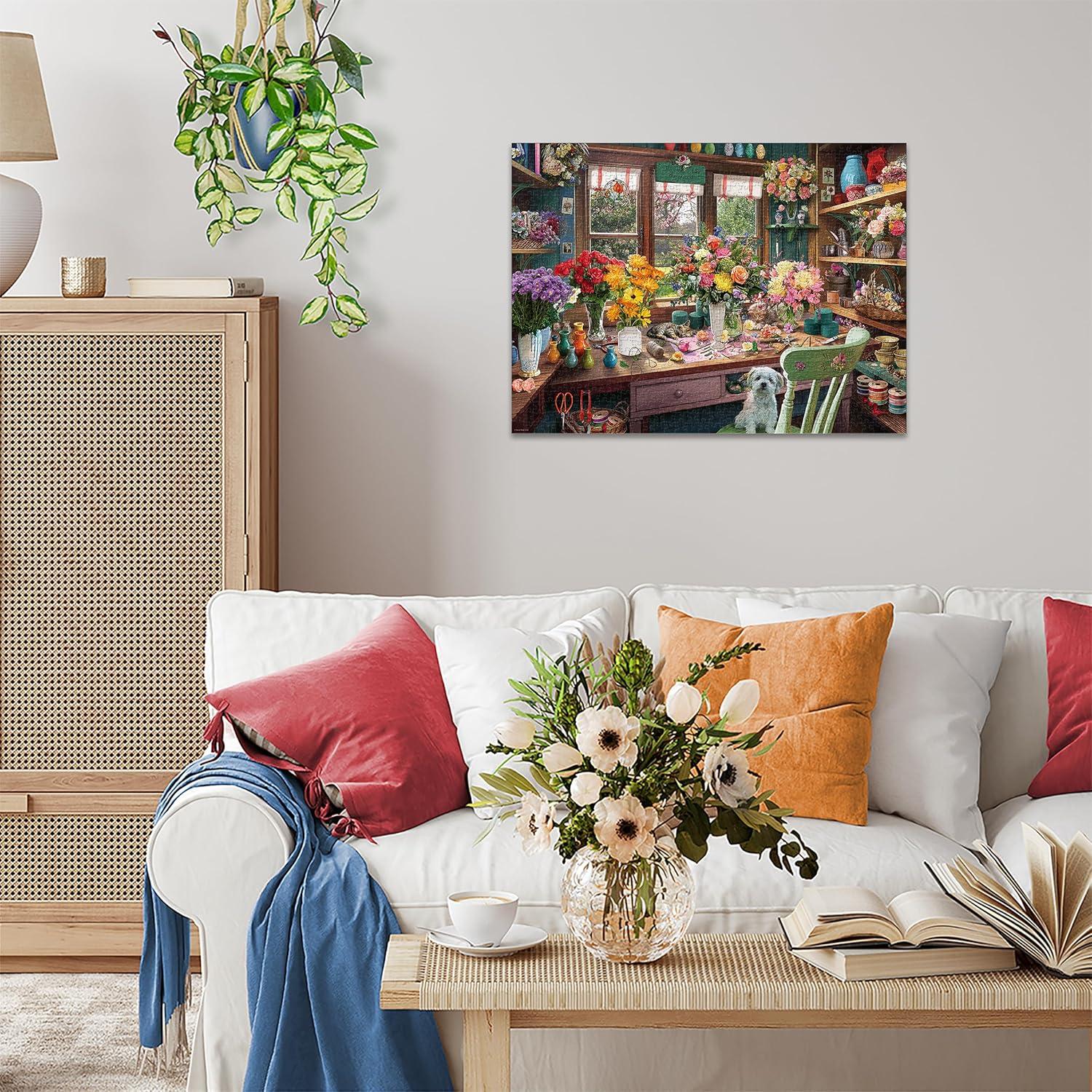 image:imageRavensburger Flower Arrangers Shed 1000 Piece Puzzle for Adults