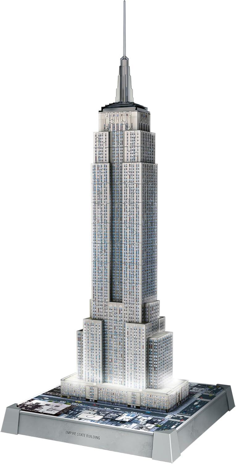 image:imageRavensburger Iconics Empire State Building 3D Puzzle with Light for Kids 10Iconics reissue