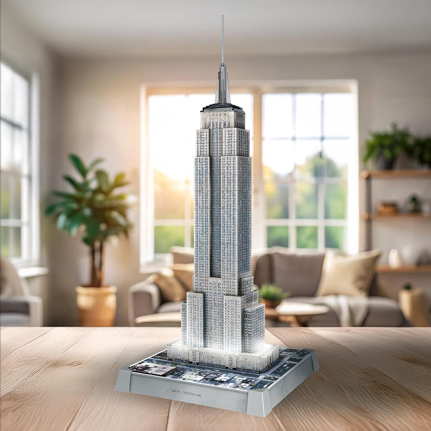 image:imageRavensburger Iconics Empire State Building 3D Puzzle with Light for Kids 10Iconics reissue