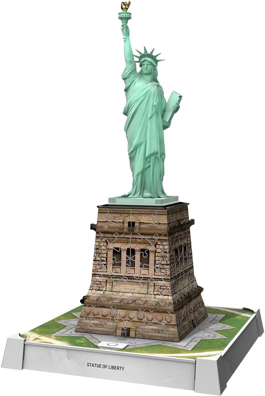 image:imageRavensburger Iconics Statue of Liberty 3D Puzzle with Light for Kids 8