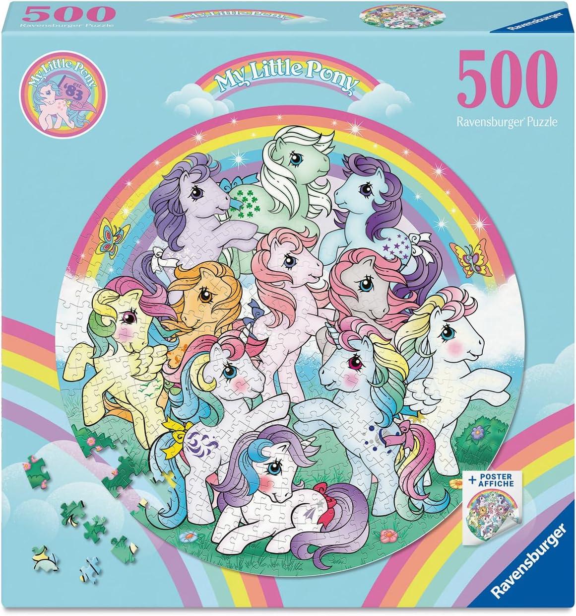 image:imageRavensburger My Little Pony 500 Piece Round Puzzle for Adults