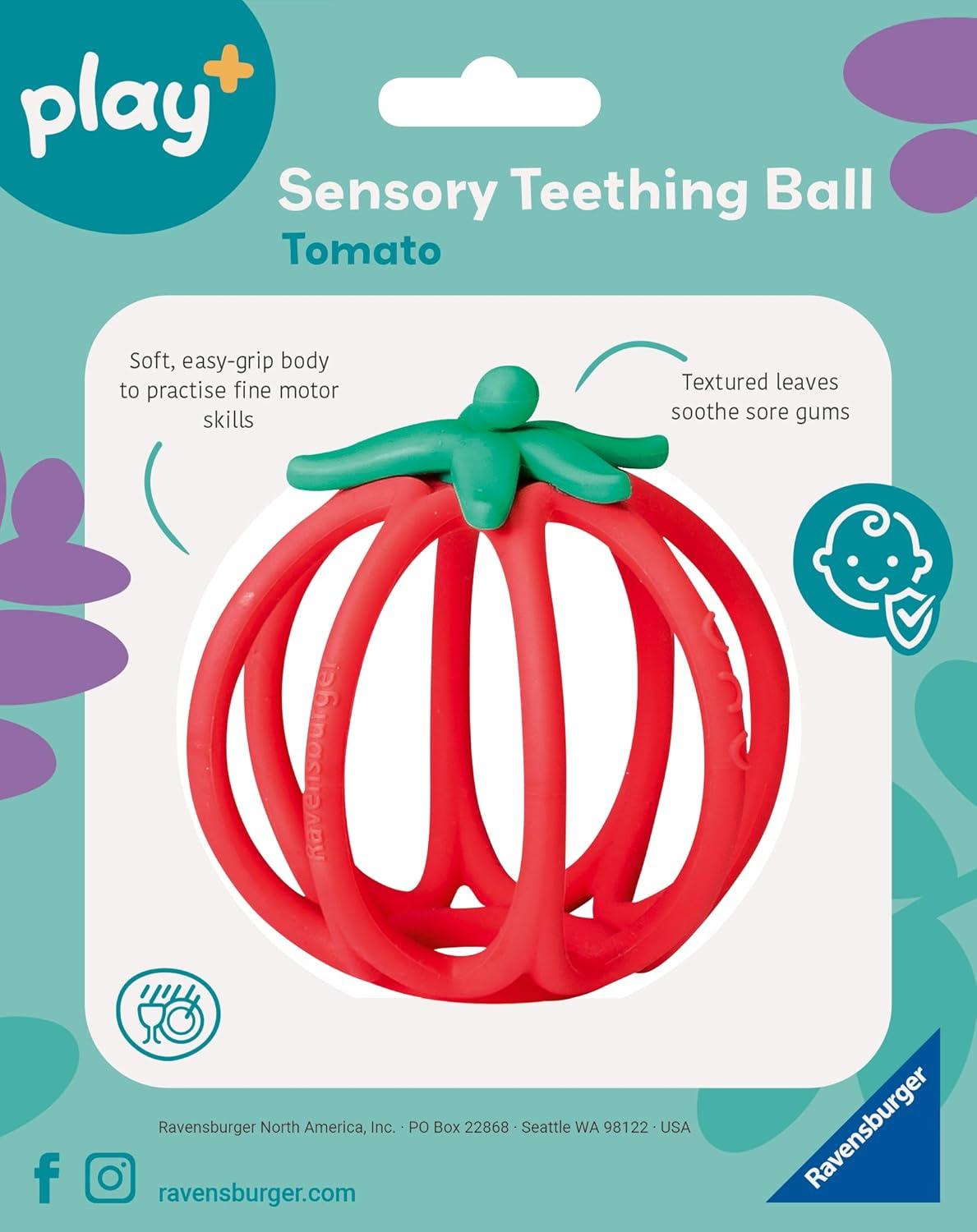 image:imageRavensburger Play Sensory Teething Ball Tomato Gentle Teething Relief EasytoGrasp Design Engages Fine Motor Skills