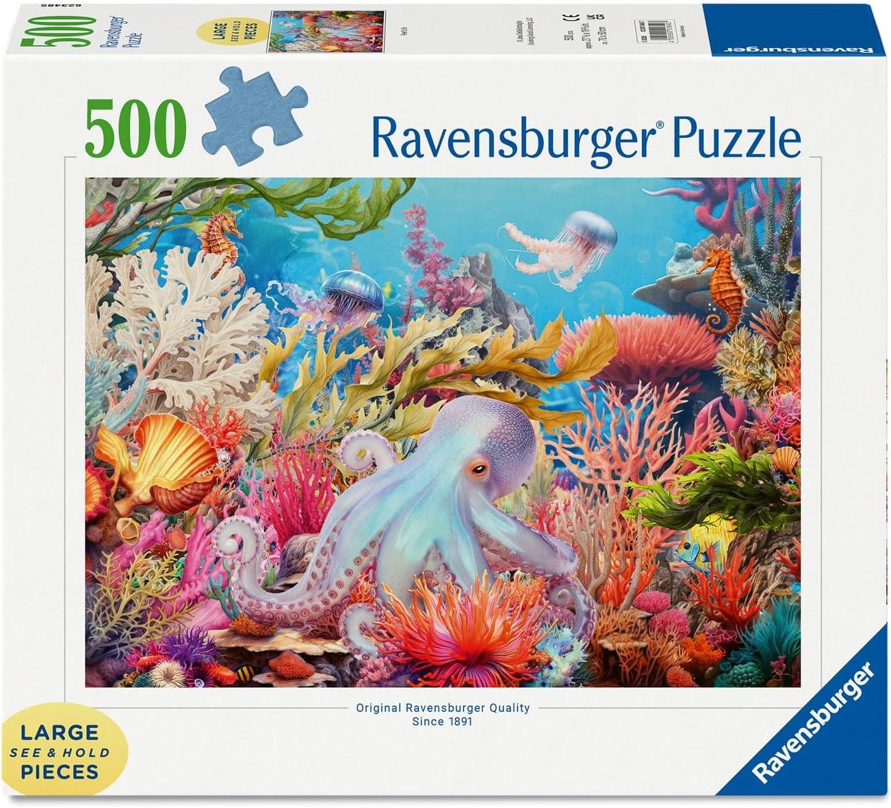 image:imageRavensburger Reef Life Large Format 500 Piece Puzzle for Adults