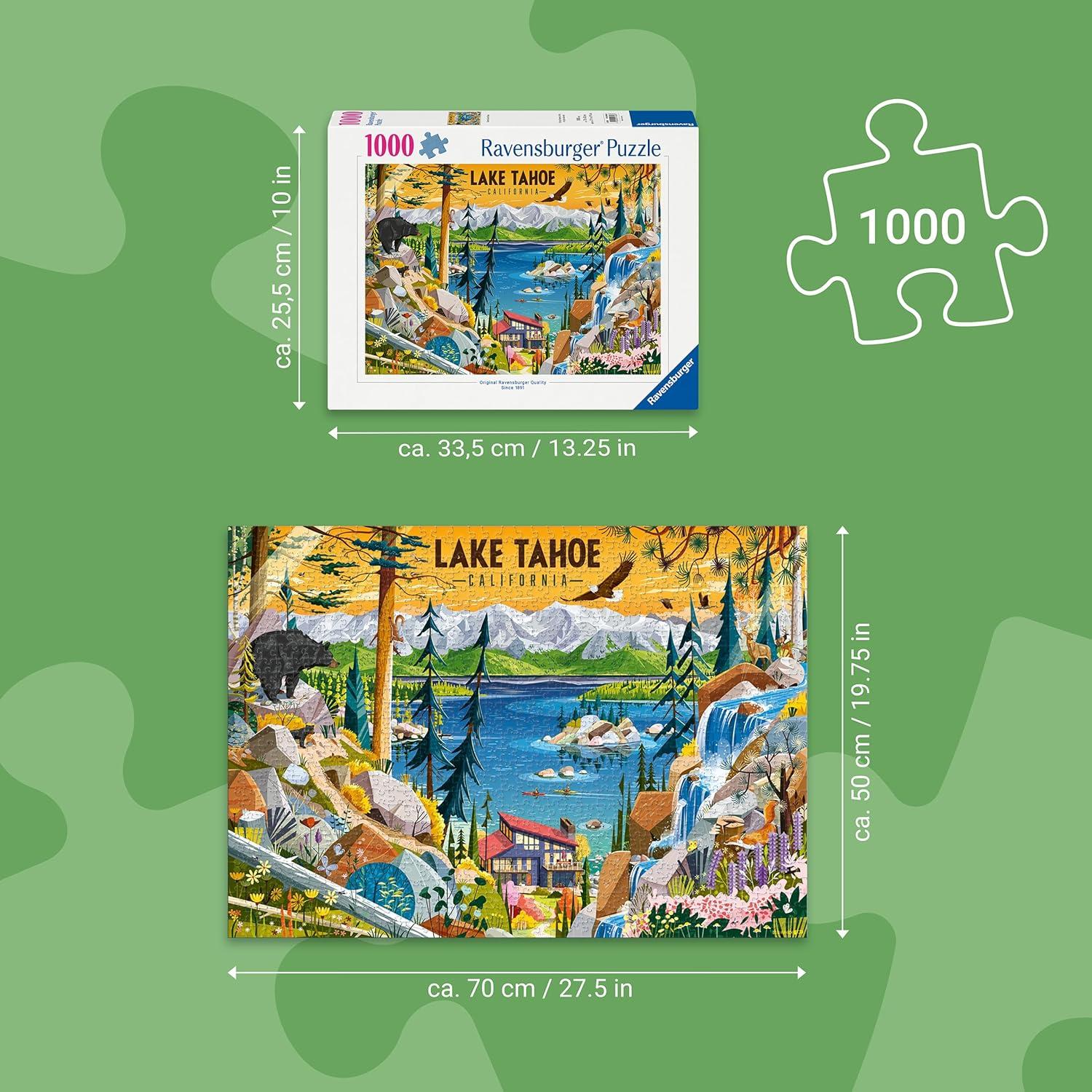 image:imageRavensburger Sacred Lake Tahoe 1000 Piece Puzzle for Adults