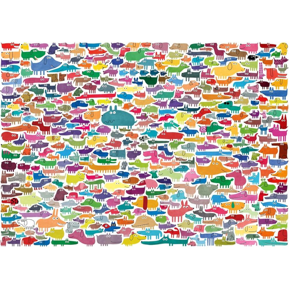 image:imageRavensburger 387 Dogs amp One Cat Large Format 300 Piece Puzzle for Adults