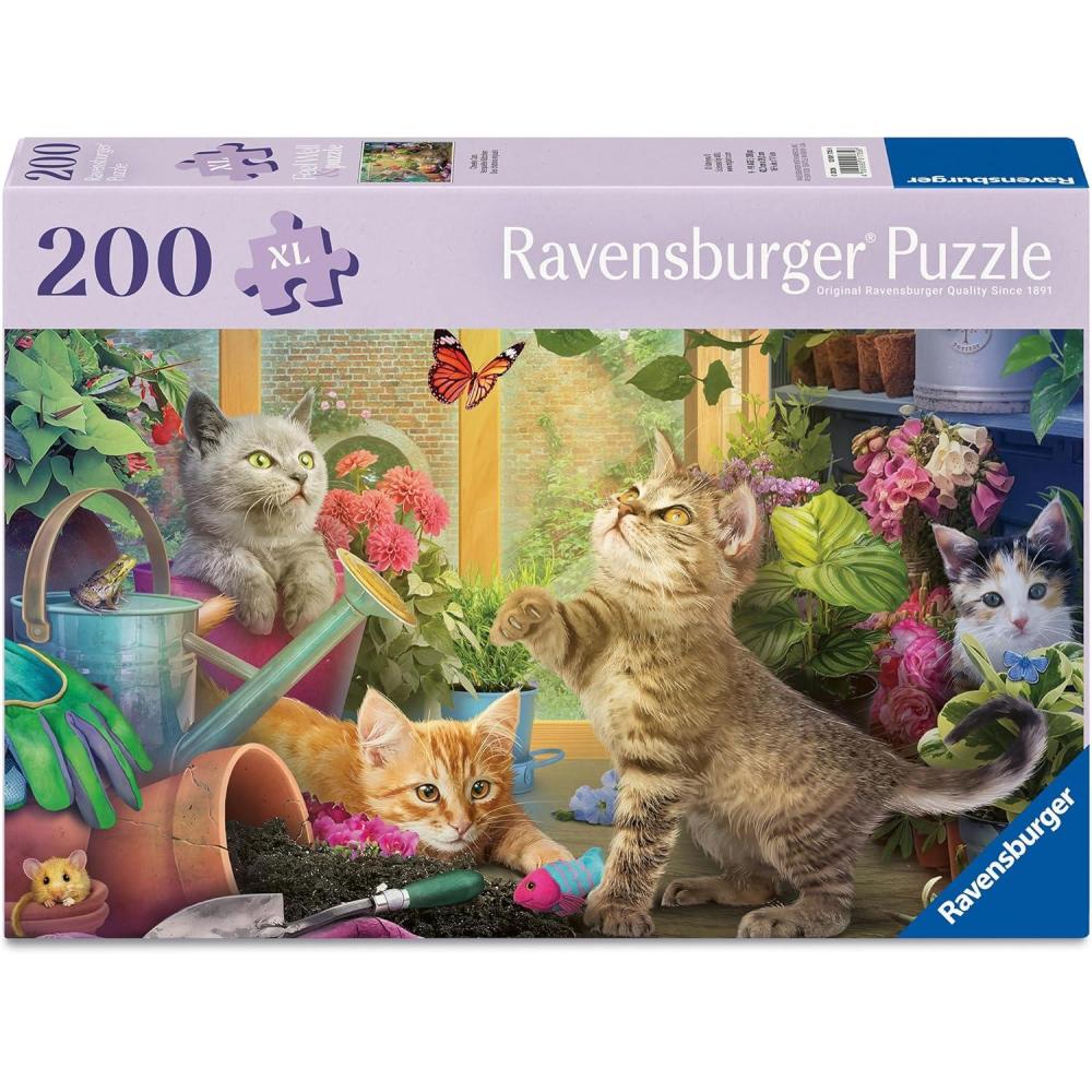 image:imageRavensburger Feel Well amp Puzzle Cheeky Cats 200 Piece Puzzle for Adults