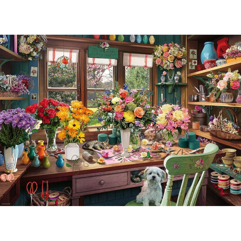 image:imageRavensburger Flower Arrangers Shed 1000 Piece Puzzle for Adults