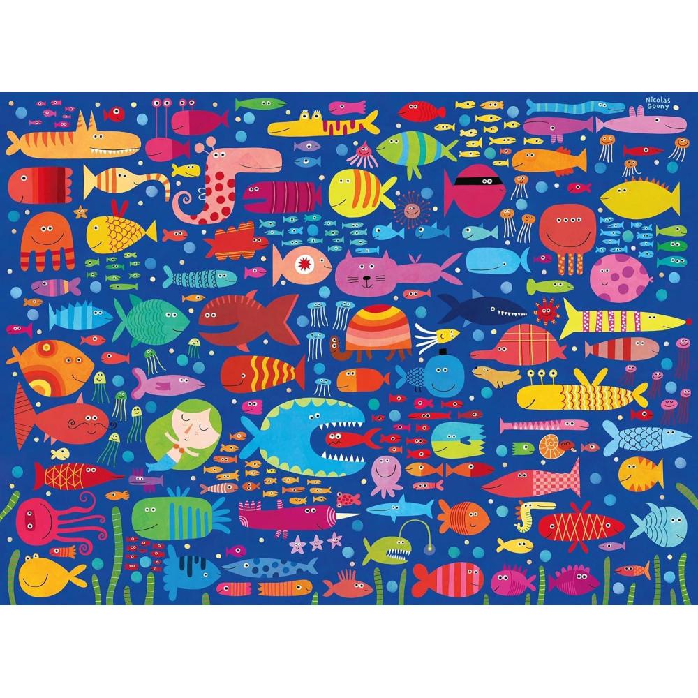 image:imageRavensburger Funny Fish Friends 200 Piece XXL Puzzle for Kids 8