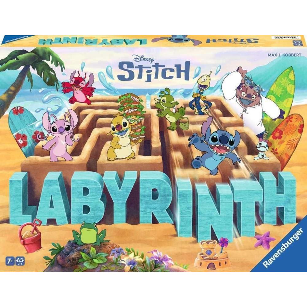 image:imageRavensburger Stitch Labyrinth Board Game A Strategic Maze Challenge for Family Game Nights Featuring Favorite Disney Characters 24 Players Kids amp Adults Ages 7