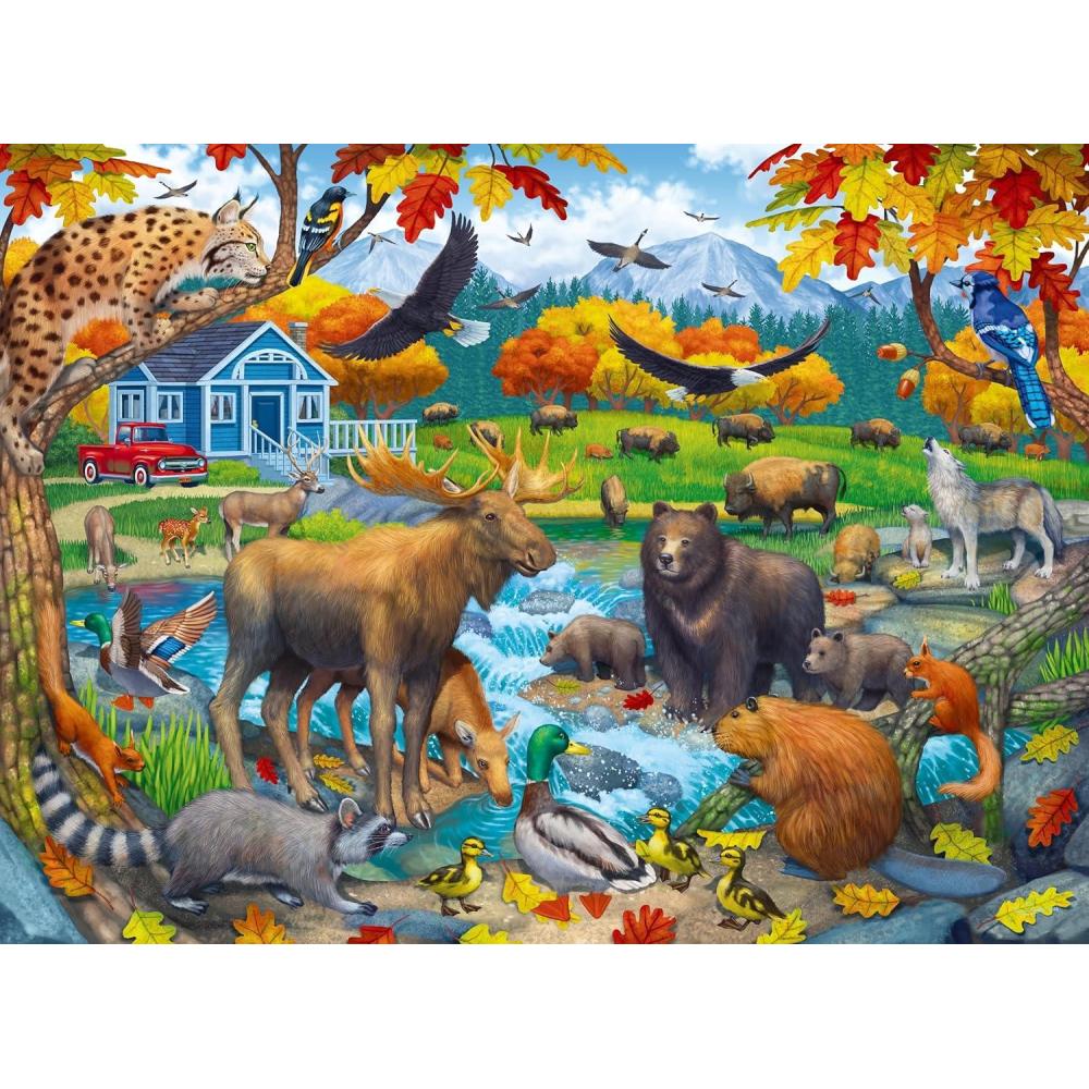 image:imageRavensburger Wildlife Gathering 150 Piece XXL Puzzle for Kids 7