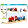 BRIO World Peppa Pig Train Set – 18-Piece FSC-Certified Wooden Railway Set – Includes Peppa and George Figures – Works with All BRIO Train Sets – Ages 3+