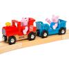 BRIO World Peppa Pig Train Set – 18-Piece FSC-Certified Wooden Railway Set – Includes Peppa and George Figures – Works with All BRIO Train Sets – Ages 3+