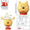 Ravensburger – Winnie The Pooh – 72 Piece 3D Puzzle Ball – Adorable Hundred Acre Wood Design with Character Ears – Bright, Nostalgic Artwork – Premium Quality – Ideal Gift – Children Age 6+