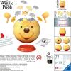 Ravensburger – Winnie The Pooh – 72 Piece 3D Puzzle Ball – Adorable Hundred Acre Wood Design with Character Ears – Bright, Nostalgic Artwork – Premium Quality – Ideal Gift – Children Age 6+
