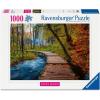 Ravensburger Autumnal Wooden Trail 1000 Piece Puzzle for Adults