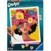 Ravensburger CreArt Blooming Beauty Paint‑by‑Number Kit for Adults – Complete Premium Set with 19 Acrylic Paints, Brushes & Gloss Varnish – Relaxing Creative Hobby – Ages 12+