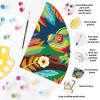 Ravensburger CreArt Colorful Chameleon Paint‑by‑Number Kit – Complete Set with Brushes & 15 Water‑Based Paints – Color‑Coded Outlines – Ages 9+