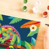 Ravensburger CreArt Colorful Chameleon Paint‑by‑Number Kit – Complete Set with Brushes & 15 Water‑Based Paints – Color‑Coded Outlines – Ages 9+