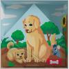 Ravensburger CreArt Do It Together: Dog Paint‑by‑Number Kit – 3-Panel Complete Set with Brushes & Color-Coded Outlines for Ages 7+