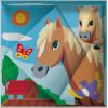 Ravensburger CreArt Do It Together: Horse Paint‑by‑Number Kit – 3-Panel Complete Set with Brushes & Color-Coded Outlines for Ages 7+
