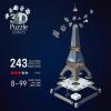 Ravensburger Iconics: Eiffel Tower 3D Puzzle with Light for Kids 8+(Iconics (reissue))