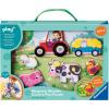 Ravensburger Play+ Magnetic Wooden Count and Play Puzzle – On The Farm – Number Matching Early Learning Toy for Toddlers