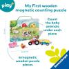 Ravensburger Play+ Magnetic Wooden Count and Play Puzzle – On The Farm – Number Matching Early Learning Toy for Toddlers