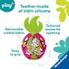 Ravensburger Play+ Sensory Crinkle Teether – Dragon Fruit – Gentle Teething Relief – Easy-to-Grasp Design – Engages Fine Motor Skills
