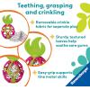 Ravensburger Play+ Sensory Crinkle Teether – Dragon Fruit – Gentle Teething Relief – Easy-to-Grasp Design – Engages Fine Motor Skills