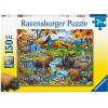 Ravensburger Wildlife Gathering 150 Piece XXL Puzzle for Kids 7+