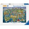 Ravensburger World Map 5000 Piece Puzzle for Adults