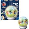 Ravensburger – Bluey Nightlight Puzzle Ball – 72 Piece 3D Jigsaw Puzzle – Fun Bluey Design with LED Light‑Up Base – Decorative Kids’ Room Accent – Premium Quality – Ideal Gift – Children Age 6+