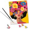Ravensburger CreArt Blooming Beauty Paint‑by‑Number Kit for Adults – Complete Premium Set with 19 Acrylic Paints, Brushes & Gloss Varnish – Relaxing Creative Hobby – Ages 12+