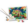 Ravensburger CreArt Colorful Chameleon Paint‑by‑Number Kit – Complete Set with Brushes & 15 Water‑Based Paints – Color‑Coded Outlines – Ages 9+