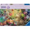 Ravensburger Feel Well & Puzzle: Cheeky Cats 200 Piece Puzzle for Adults
