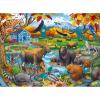 Ravensburger Wildlife Gathering 150 Piece XXL Puzzle for Kids 7+
