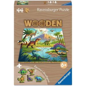 Ravensburger Dinosaurs 44 Piece Wooden Puzzle for Kids 6+