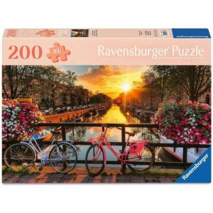 Ravensburger Feel Well & Puzzle: Sunset in Amsterdam 200 Piece Puzzle for Adults