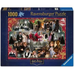 Ravensburger Harry Potter Holidays at Hogwarts – 1000 Piece Puzzle for Adults