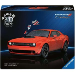 Ravensburger Iconics: Dodge Challenger R/T Scat Pack Widebody 3D Puzzle for Kids 8+(Iconics (reissue))