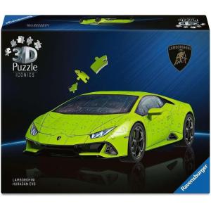 Ravensburger Iconics: Lamborghini Huracán EVO 3D Puzzle for Kids 8+(Iconics (reissue))
