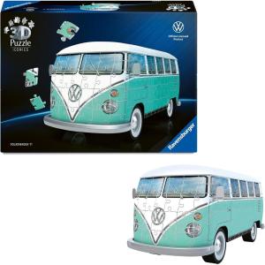 Ravensburger Iconics: Volkswagen T1 3D Puzzle for Kids 8+